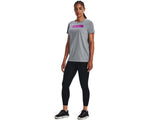 Under Armour Womens Softball Bar Short Sleeve T-Shirt - Quick-drying Cotton Blend