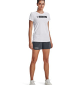 Under Armour Womens Softball Bar Short Sleeve T-Shirt - Quick-drying Cotton Blend