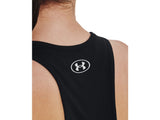 Under Armour Womens Softball Wordmark Bar Tank Top - Quick-Drying Cotton Blend