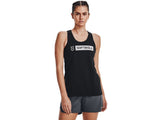Under Armour Womens Softball Wordmark Bar Tank Top - Quick-Drying Cotton Blend
