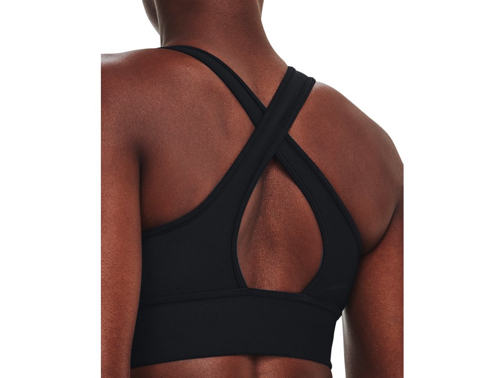 Under Armour Womens Crossback Longline Sports Bra - Strategic Support and Breathability
