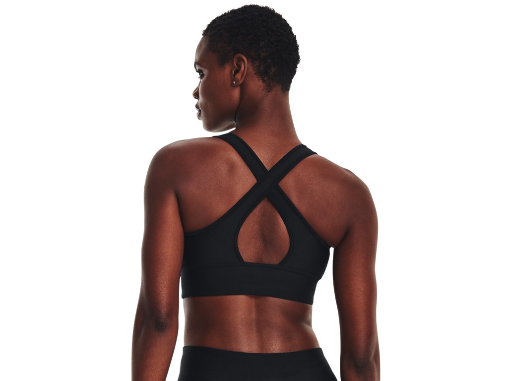 Under Armour Womens Crossback Longline Sports Bra - Strategic Support and Breathability