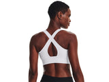 Under Armour Womens Crossback Longline Sports Bra - Strategic Support and Breathability