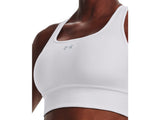 Under Armour Womens Crossback Longline Sports Bra - Strategic Support and Breathability