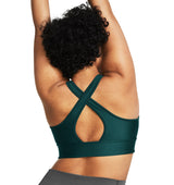 Under Armour Womens Crossback Longline Sports Bra - Strategic Support and Breathability