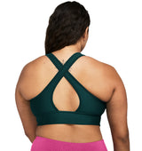 Under Armour Womens Crossback Longline Sports Bra - Strategic Support and Breathability