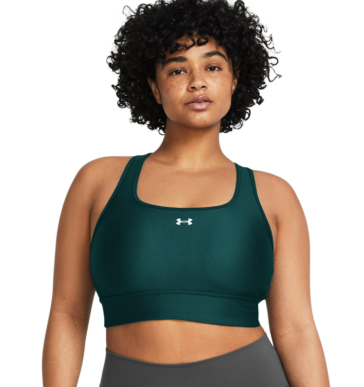 Under Armour Womens Crossback Longline Sports Bra - Strategic Support and Breathability