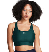 Under Armour Womens Crossback Longline Sports Bra - Strategic Support and Breathability