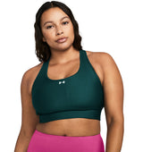 Under Armour Womens Crossback Longline Sports Bra - Strategic Support and Breathability