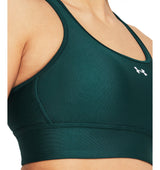 Under Armour Womens Crossback Longline Sports Bra - Strategic Support and Breathability
