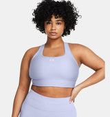 Under Armour Womens Crossback Longline Sports Bra - Strategic Support and Breathability
