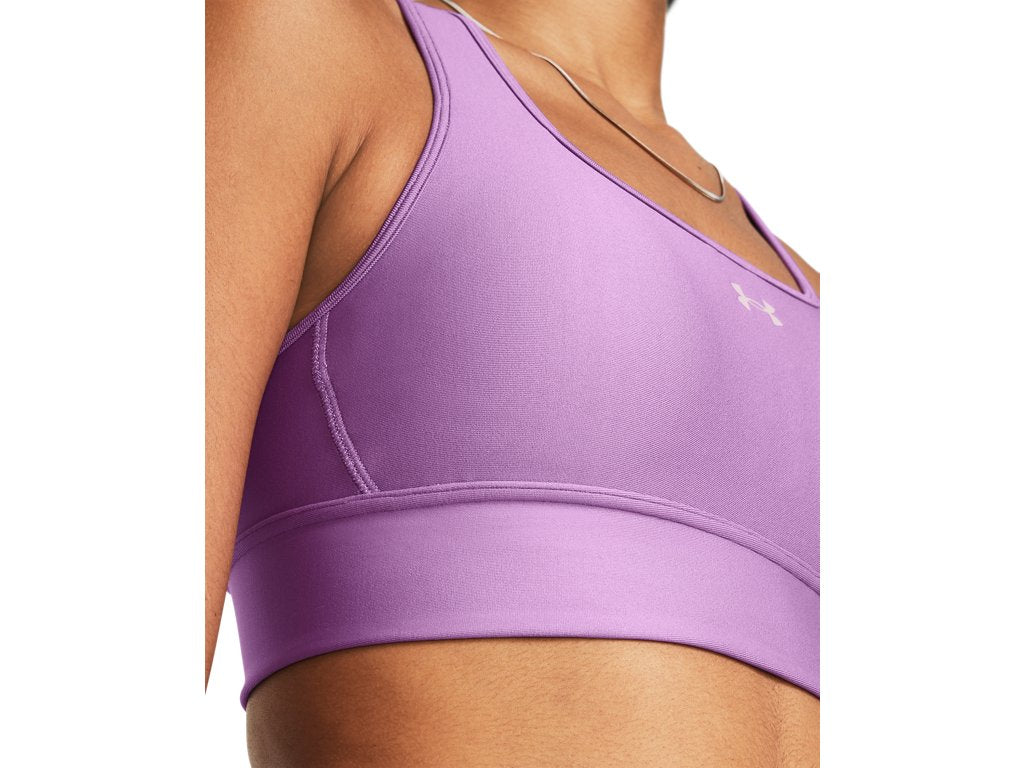 Under Armour Womens Crossback Longline Sports Bra - Strategic Support and Breathability