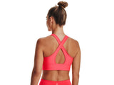 Under Armour Womens Crossback Longline Sports Bra - Strategic Support and Breathability