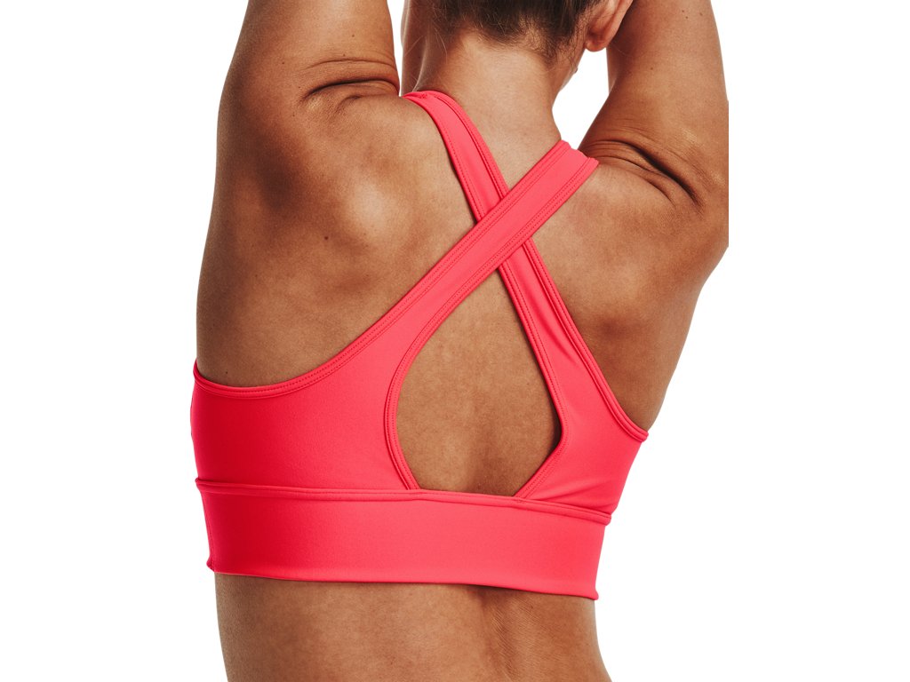 Under Armour Womens Crossback Longline Sports Bra - Strategic Support and Breathability