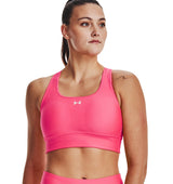 Under Armour Womens Crossback Longline Sports Bra - Strategic Support and Breathability