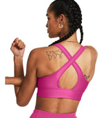 Under Armour Womens Crossback Longline Sports Bra - Strategic Support and Breathability