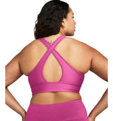 Under Armour Womens Crossback Longline Sports Bra - Strategic Support and Breathability