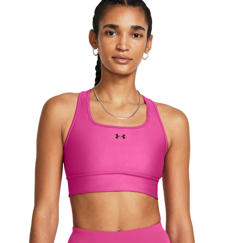 Under Armour Womens Crossback Longline Sports Bra - Strategic Support and Breathability