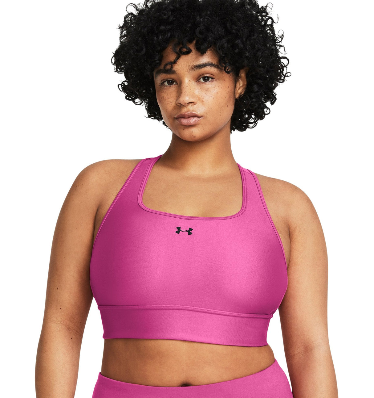 Under Armour Womens Crossback Longline Sports Bra - Strategic Support and Breathability