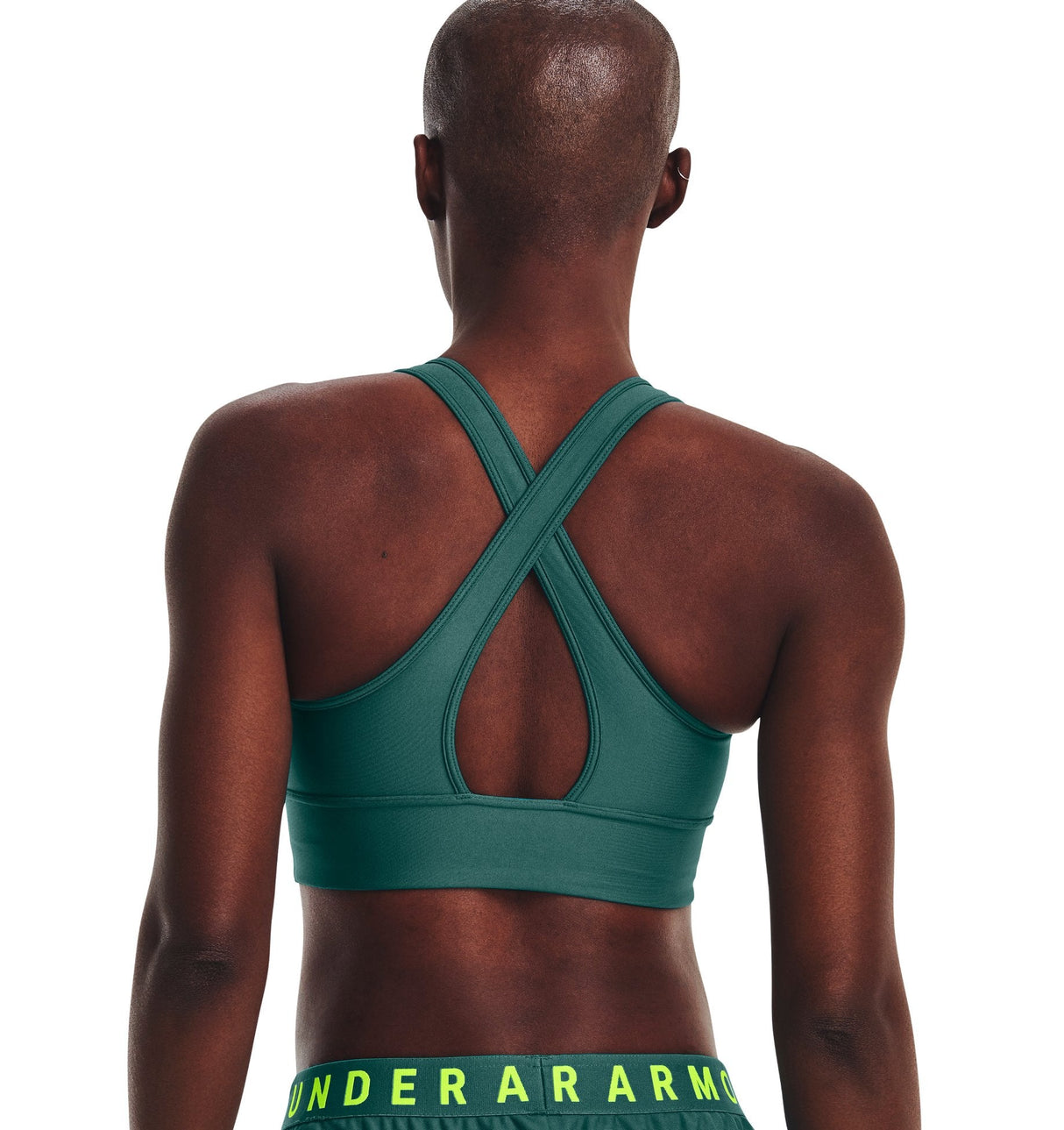 Under Armour Womens Crossback Longline Sports Bra - Strategic Support and Breathability