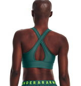 Under Armour Womens Crossback Longline Sports Bra - Strategic Support and Breathability