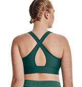 Under Armour Womens Crossback Longline Sports Bra - Strategic Support and Breathability