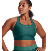 Under Armour Womens Crossback Longline Sports Bra - Strategic Support and Breathability