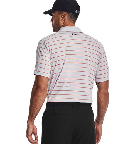 Under Armour Mens UA Playoff 3.0 Stripe Polo Shirt - Breathable and Stretchy