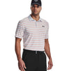 Under Armour Mens UA Playoff 3.0 Stripe Polo Shirt - Breathable and Stretchy