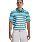 Under Armour Mens UA Playoff 3.0 Stripe Polo Shirt - Breathable and Stretchy