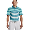Under Armour Mens UA Playoff 3.0 Stripe Polo Shirt - Breathable and Stretchy
