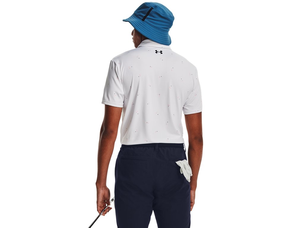 Under Armour Men's UA Playoff 3.0 Printed Polo Apparel - Breathable and Stretchy