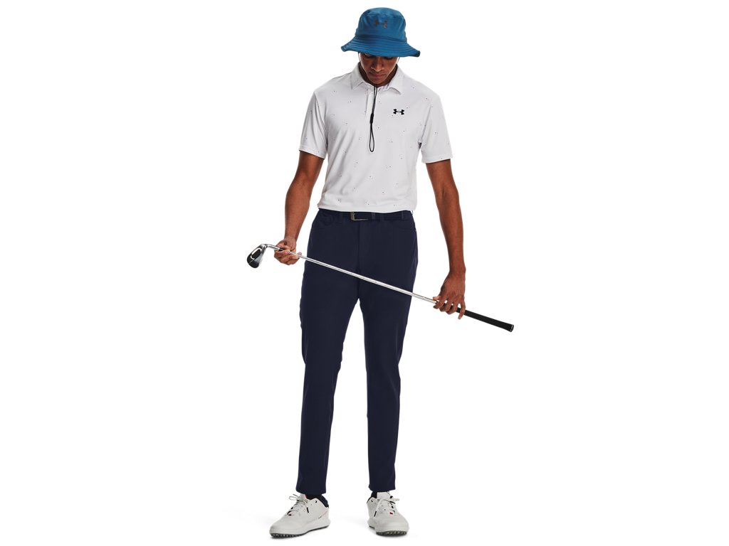 Under Armour Men's UA Playoff 3.0 Printed Polo Apparel - Breathable and Stretchy