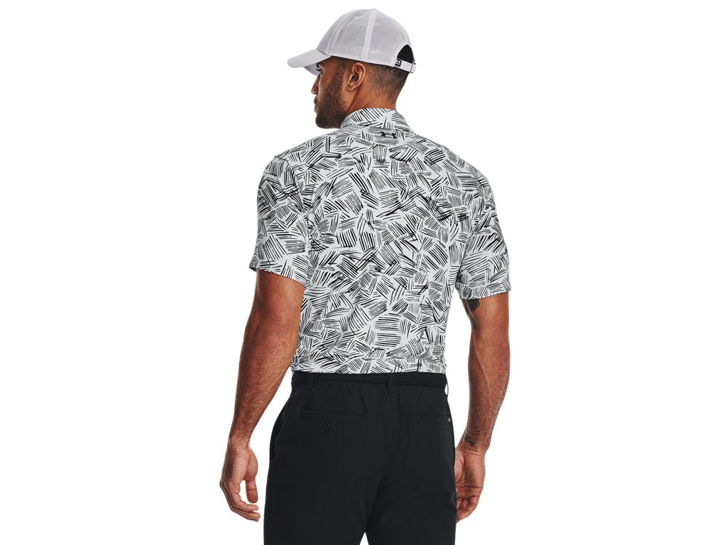 Under Armour Men's UA Playoff 3.0 Printed Polo Apparel - Breathable and Stretchy