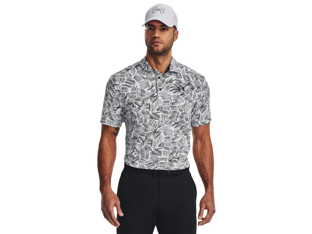Under Armour Men's UA Playoff 3.0 Printed Polo Apparel - Breathable and Stretchy