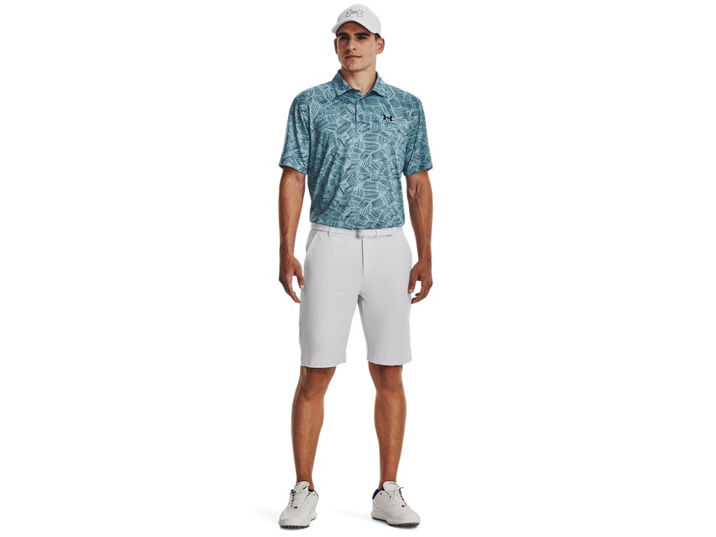 Under Armour Men's UA Playoff 3.0 Printed Polo Apparel - Breathable and Stretchy
