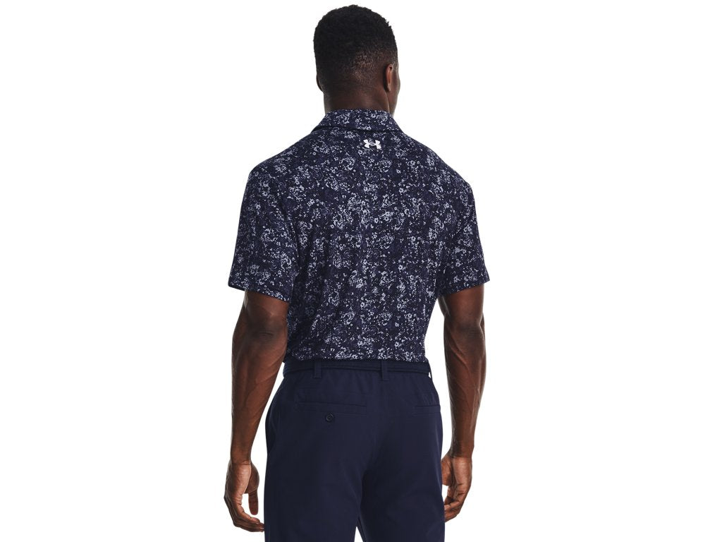 Under Armour Men's UA Playoff 3.0 Printed Polo Apparel - Breathable and Stretchy