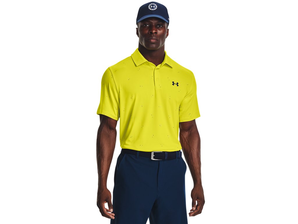 Under Armour Men's UA Playoff 3.0 Printed Polo Apparel - Breathable and Stretchy