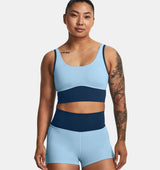 Under Armour Womens Meridian Fitted Crop Tank - Breathable Performance Fabric
