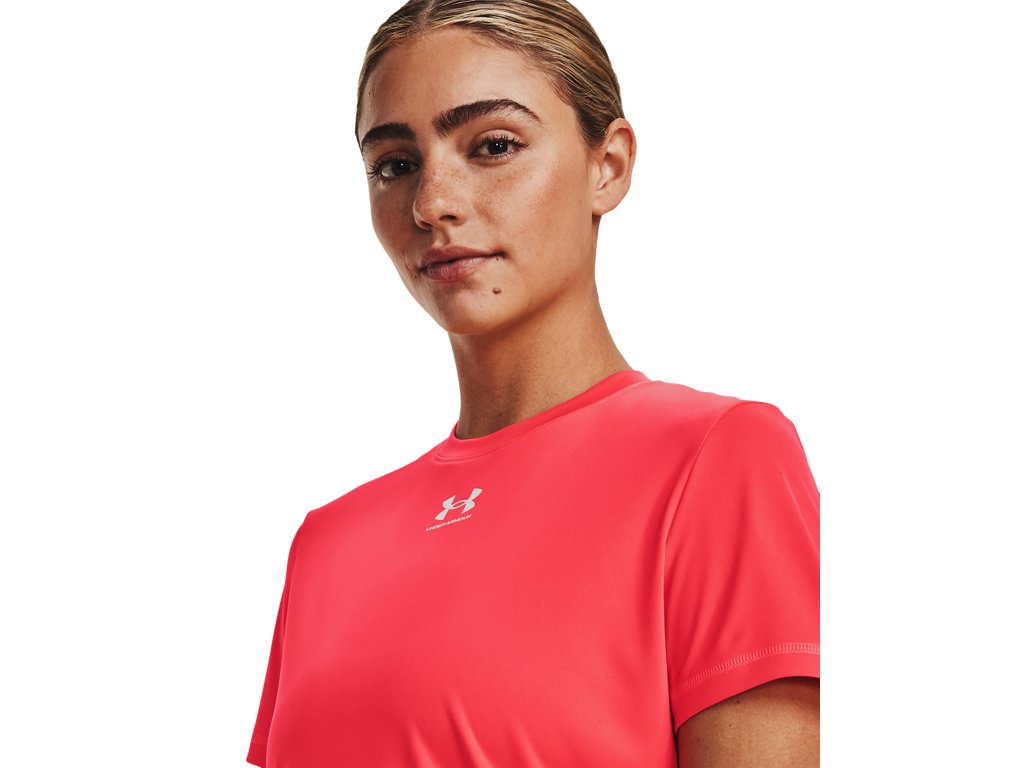 Under Armour Women Challenger Pro Training Short Sleeve Shirt - Breathable and Quick-Drying