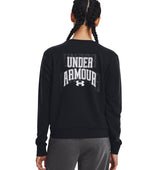 Under Armour Womens Rival Terry Graphic Crew - Super-Soft and Lightweight