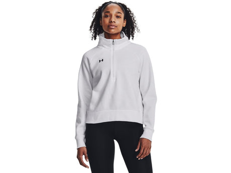 Under Armour Womens UA Rival Fleece Half Zip - Ultra-Soft Cotton Blend