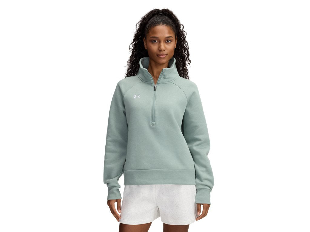 Under Armour Womens UA Rival Fleece Half Zip - Ultra-Soft Cotton Blend