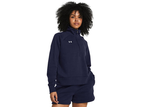 Under Armour Womens UA Rival Fleece Half Zip - Ultra-Soft Cotton Blend