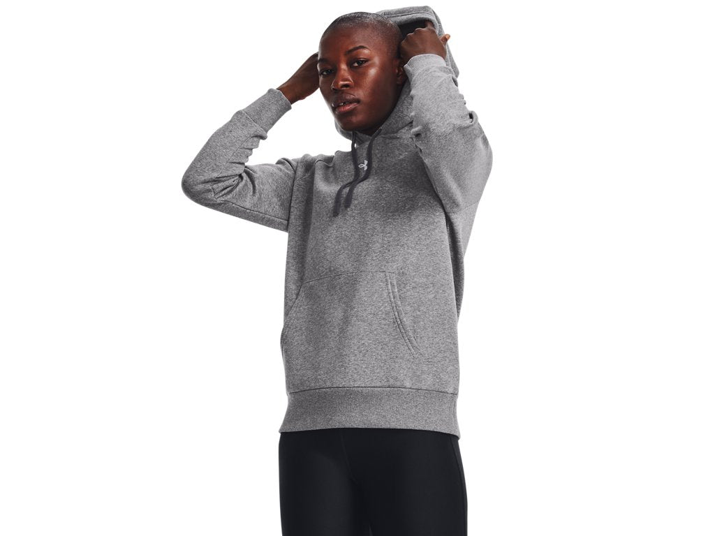 Under Armour Womens Rival Fleece Hoodie - Ultra-Soft Cotton-Blend Fleece