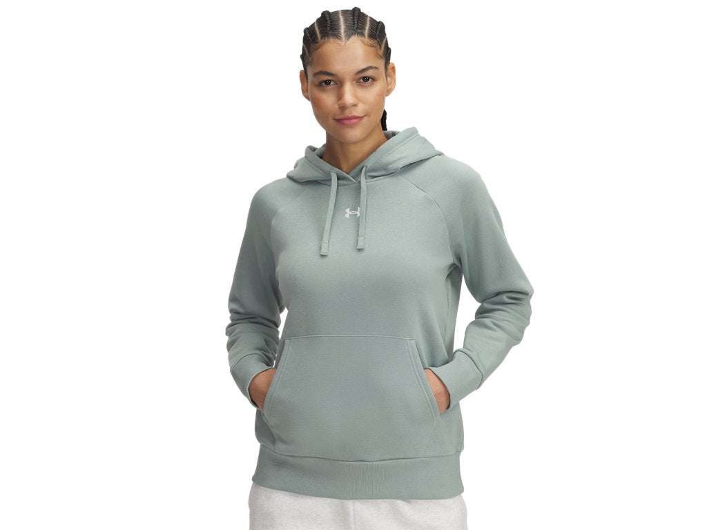 Under Armour Womens Rival Fleece Hoodie - Ultra-Soft Cotton-Blend Fleece