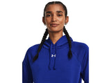 Under Armour Womens Rival Fleece Hoodie - Ultra-Soft Cotton-Blend Fleece