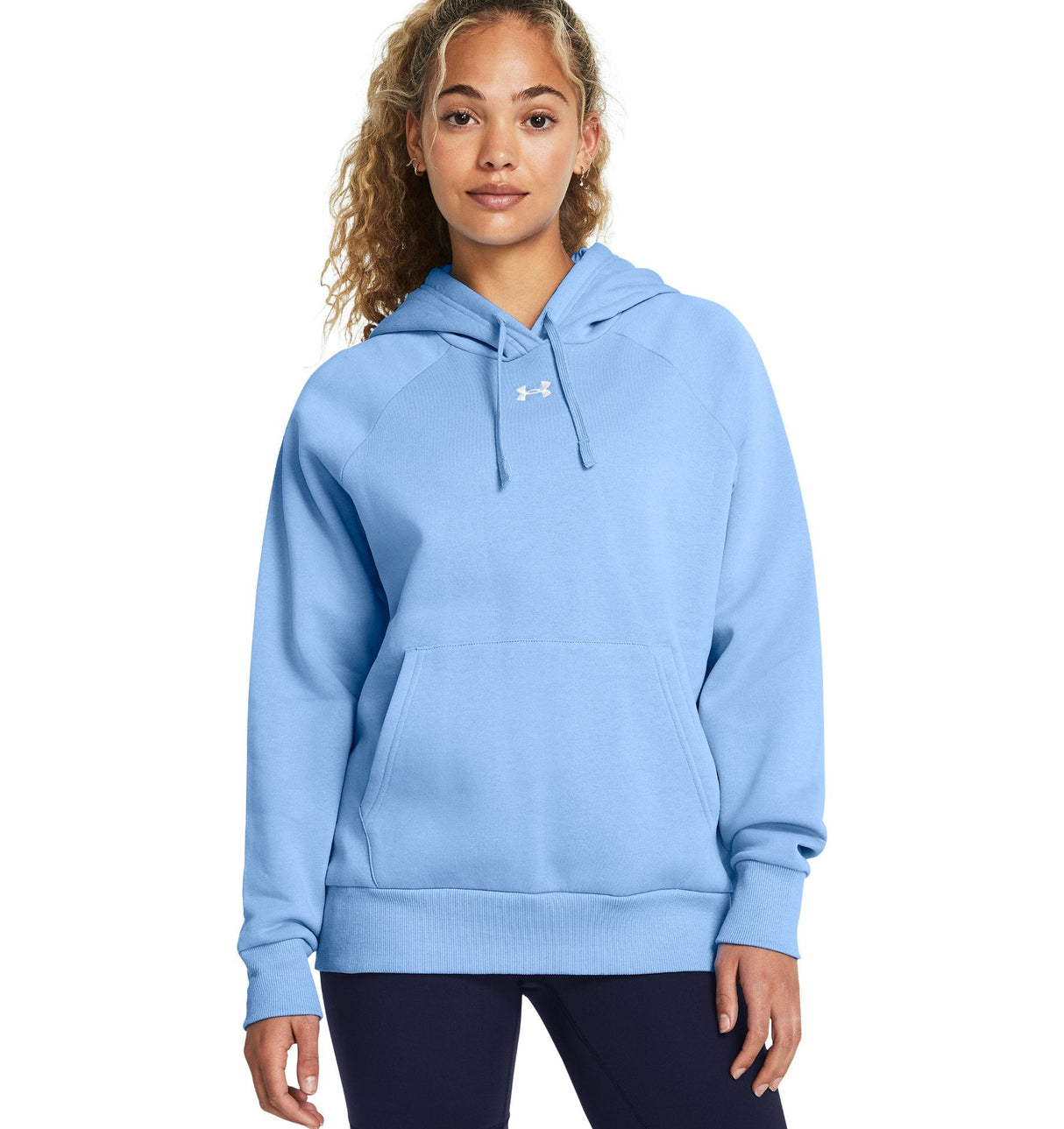 Under Armour Womens Rival Fleece Hoodie - Ultra-Soft Cotton-Blend Fleece