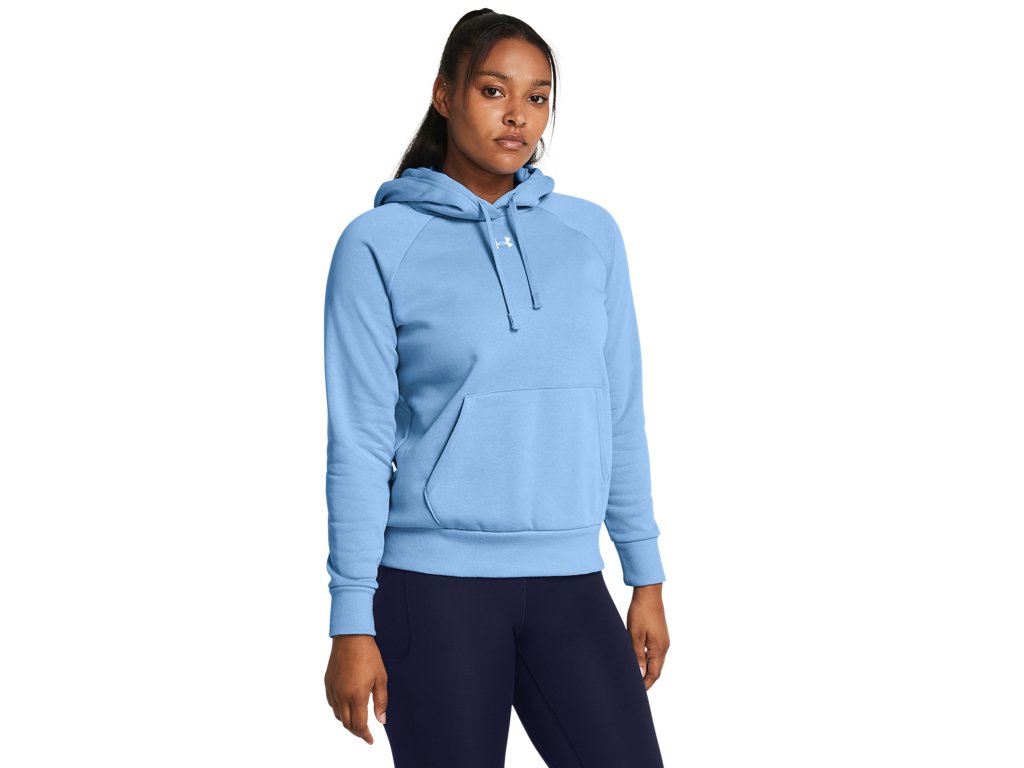 Under Armour Womens Rival Fleece Hoodie - Ultra-Soft Cotton-Blend Fleece