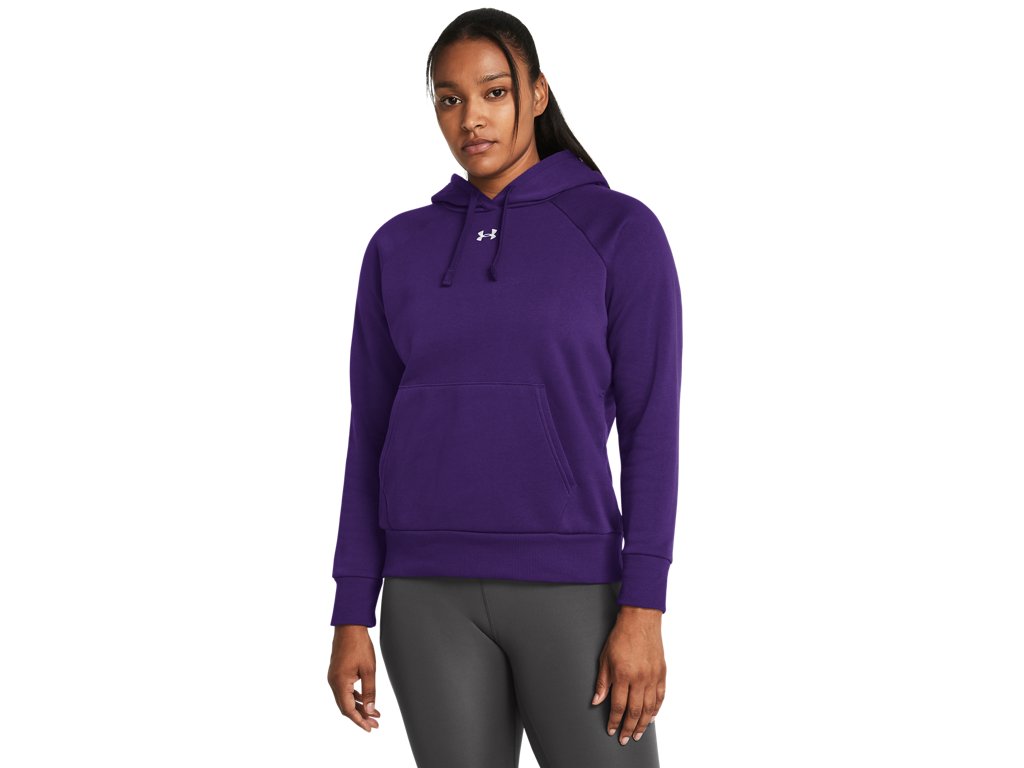 Under Armour Womens Rival Fleece Hoodie - Ultra-Soft Cotton-Blend Fleece